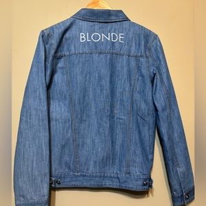 BRUNETTE THE LABEL Blonde Denim Jean Jacket
